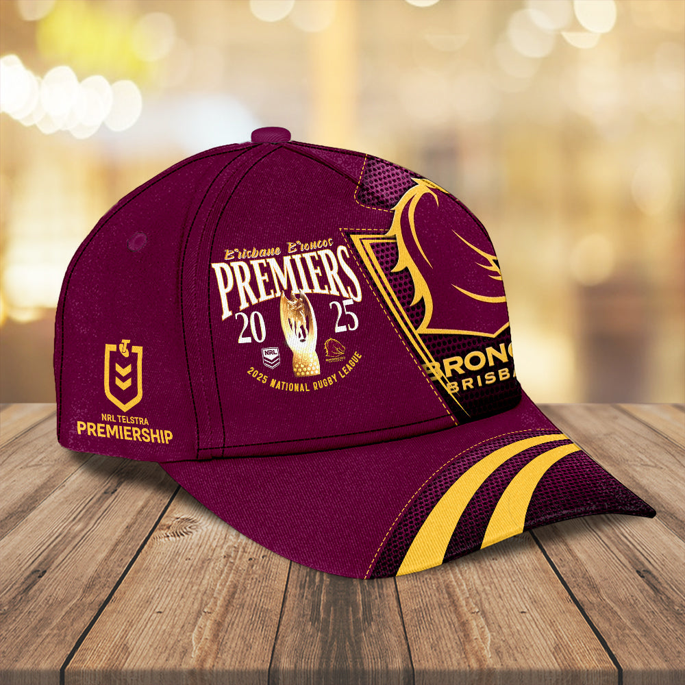 Brisbane Broncos 2025 Premiers Classic Cap – MAITM13273