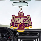 Brisbane Broncos 2025 Premiers Custom Shape 1-sided Acrylic Car Ornament – MAITM13257