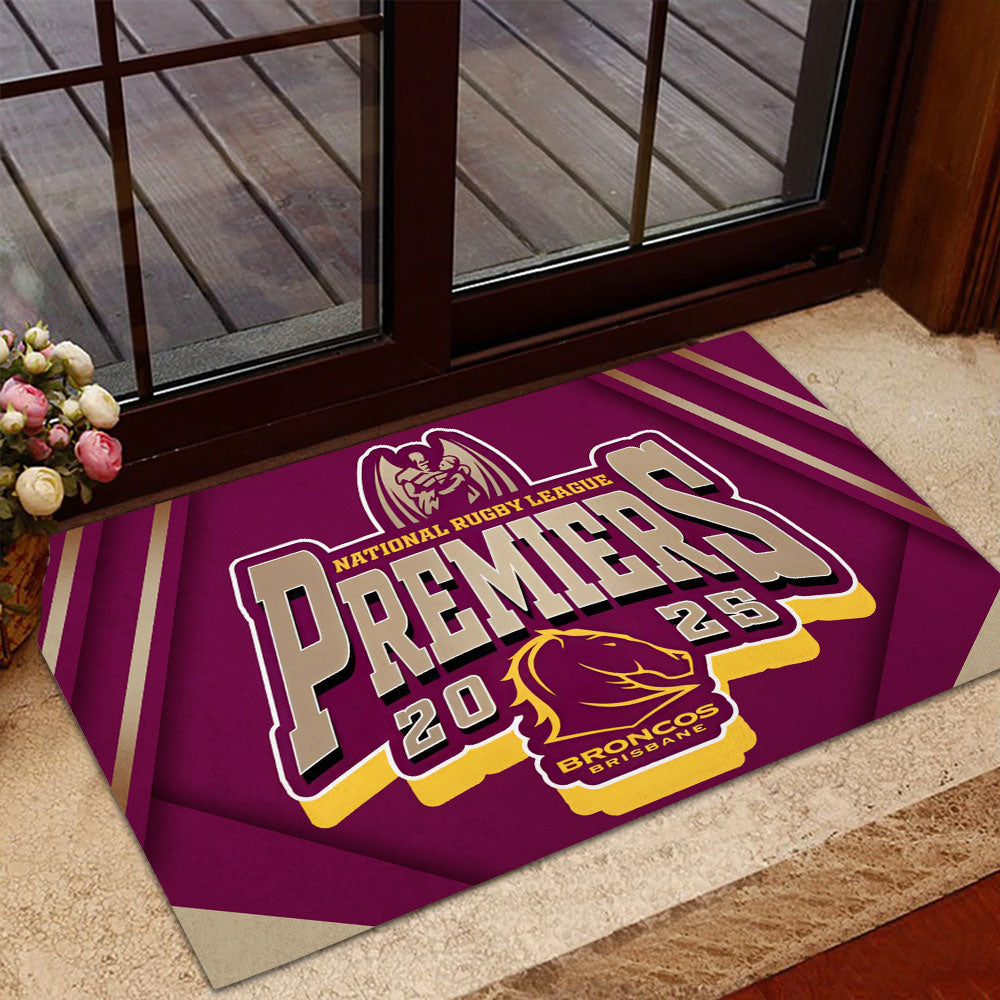 Brisbane Broncos 2025 Premiers Doormat – MAITM13344