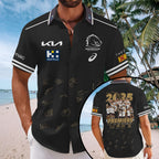 Brisbane Broncos 2025 Premiership Short Sleeve Button-Down Shirt – MAITM13505