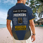 Brisbane Broncos 2025 Premiership Short Sleeve Button-Down Shirt – MAITM13521