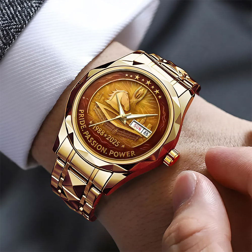 Brisbane Broncos 2025 Premiership Alloy Luxury Quartz Watch – TANTN17610