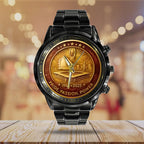 Brisbane Broncos 2025 Premiership Black Stainless Steel Watch – TANTN17611