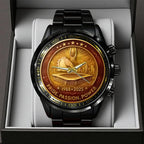 Brisbane Broncos 2025 Premiership Black Stainless Steel Watch – TANTN17611