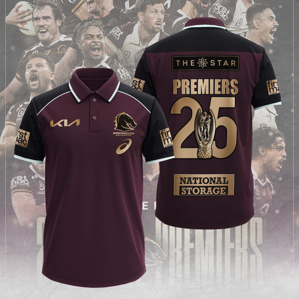 Brisbane Broncos 2025 Premiership 3D Apparel – TANTN17898