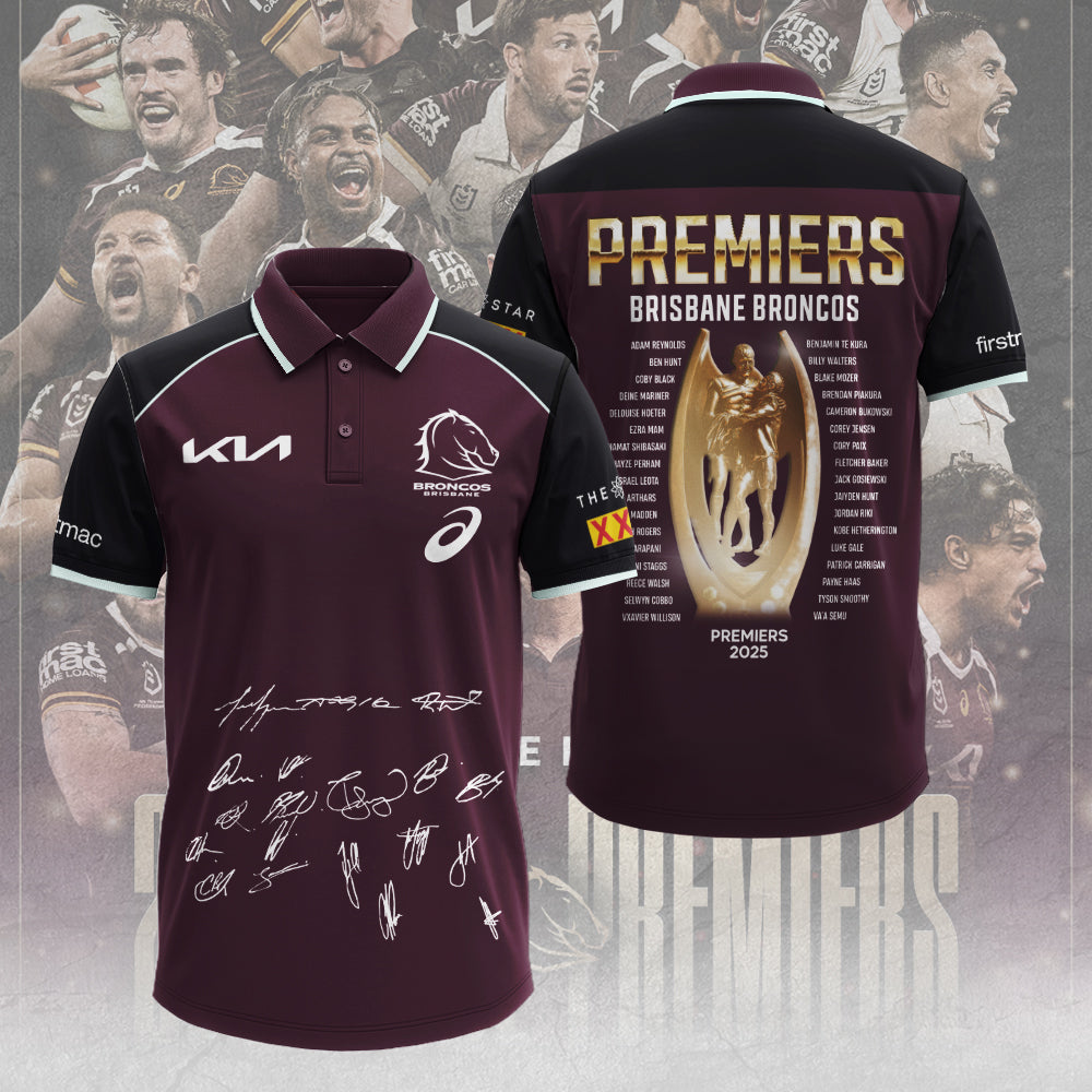 Brisbane Broncos 2025 Premiership 3D Apparel – TANTN17904