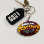 Brisbane Broncos Custom Shape 2-sided Keychain – MAITM13360