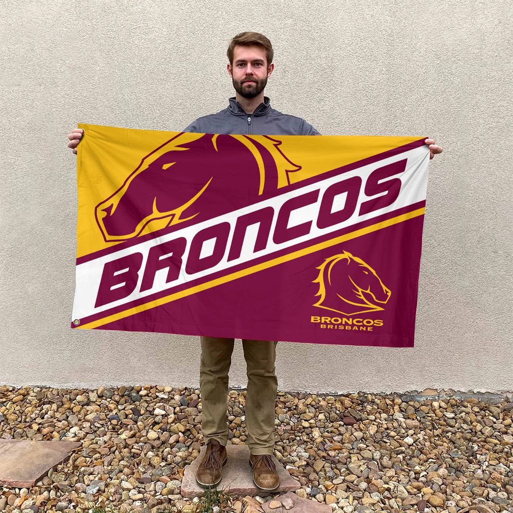 Brisbane Broncos 3D Double-side House Flag – HOATT13585