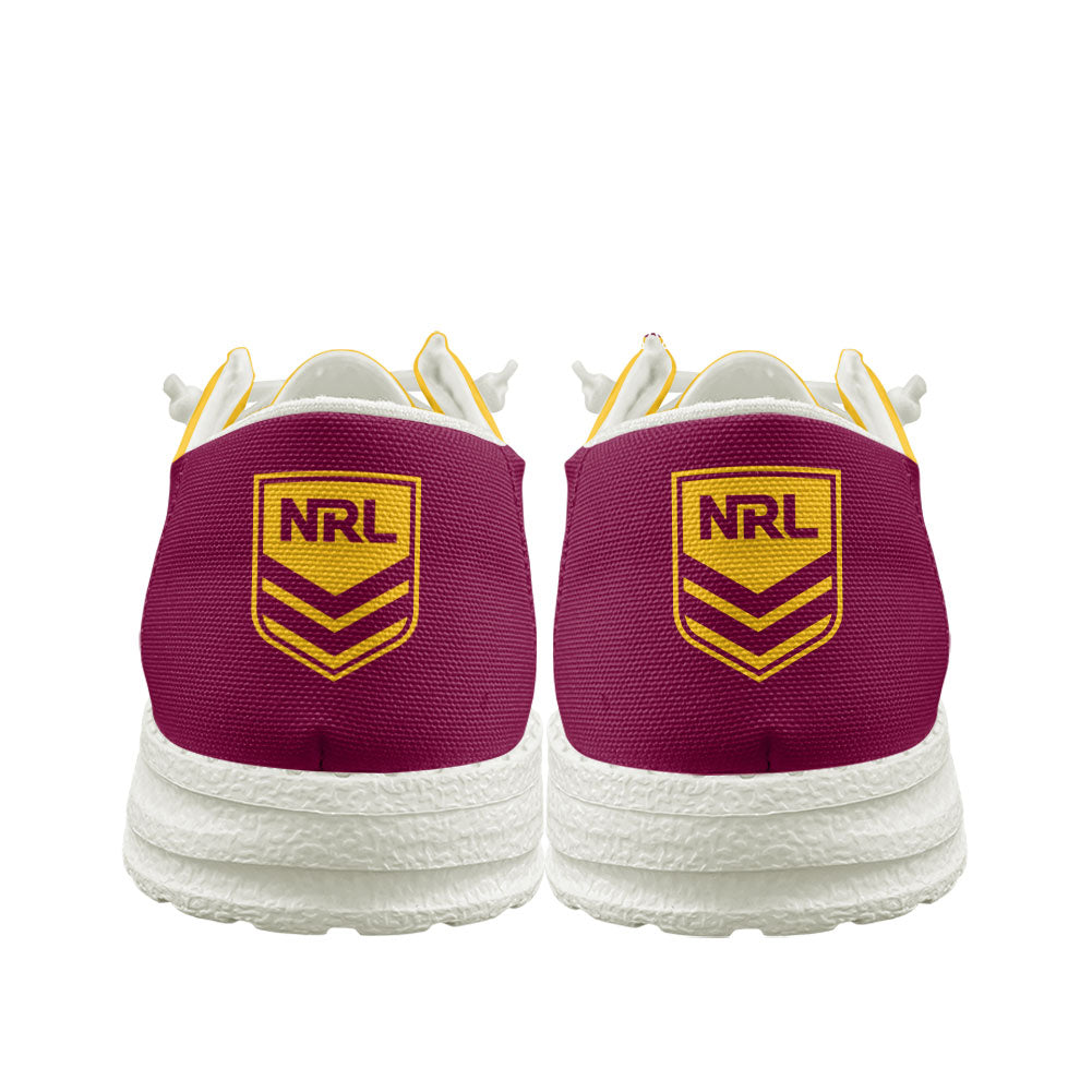 Brisbane Broncos Custom Hey Dude Shoes – VANDH 1286