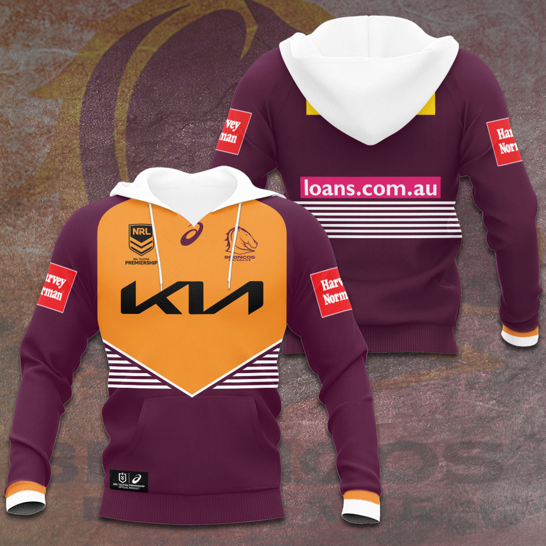 Brisbane Broncos 3D Apparel – VANDH 634
