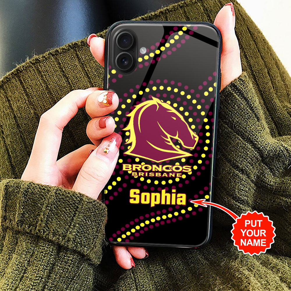 Personalized Brisbane Broncos Phone Case – VANDH 3509