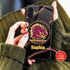 Personalized Brisbane Broncos Phone Case – VANDH 3509