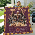 Brisbane Broncos Premiers 2025 Quilt Blanket – TANTN17257