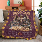 Brisbane Broncos Premiers 2025 Quilt Blanket – TANTN17257