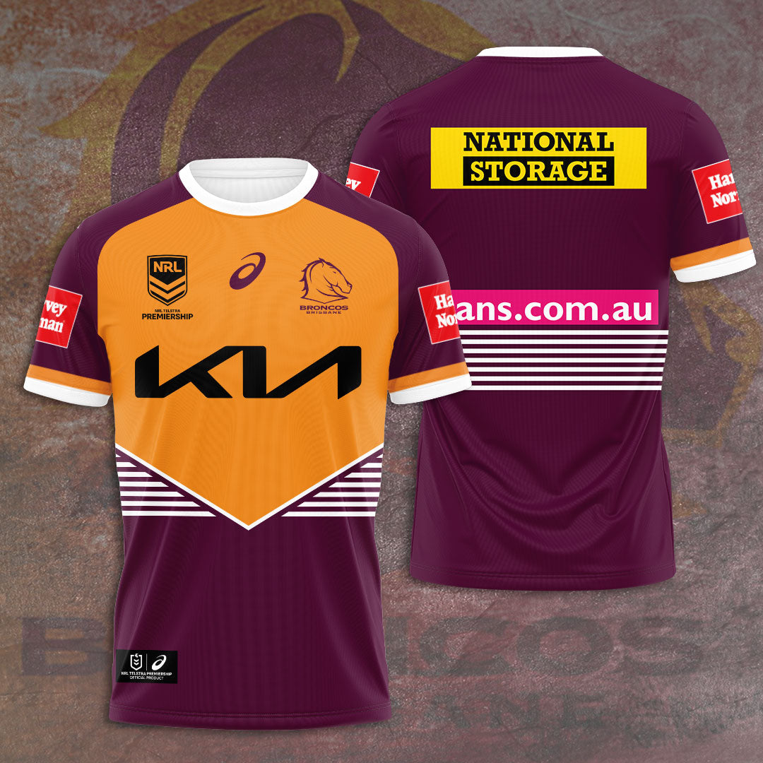 Brisbane Broncos 3D Apparel – VANDH 634