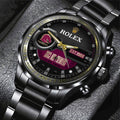 Brisbane Broncos x Rolex 2025 Premiers Black Stainless Steel Watch – MAITM13199