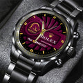 Brisbane Broncos x Rolex Black Stainless Steel Watch – MAITM13198