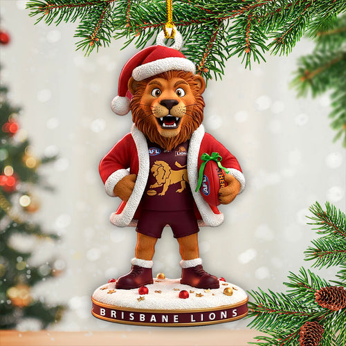 Brisbane Lions Custom Shape 2-sided Acrylic Ornament – HOATT14682