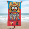 Brisbane Lions 2026 AFL Premiers Rectangle Beach Towel – TANTN25830