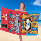 Brisbane Lions 2026 AFL Premiers Rectangle Beach Towel – TANTN25830