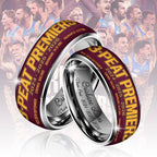Brisbane Lions 2026 AFL Premiers Custom Alloy Ring – TANTN25834