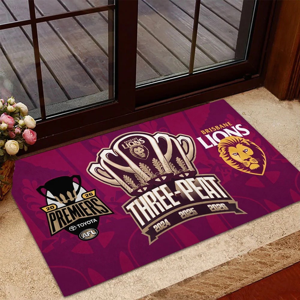 Brisbane Lions 2026 AFL Premiers Doormat – TANTN25820