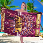 Brisbane Lions Rectangle Beach Towel – TMTHU9578