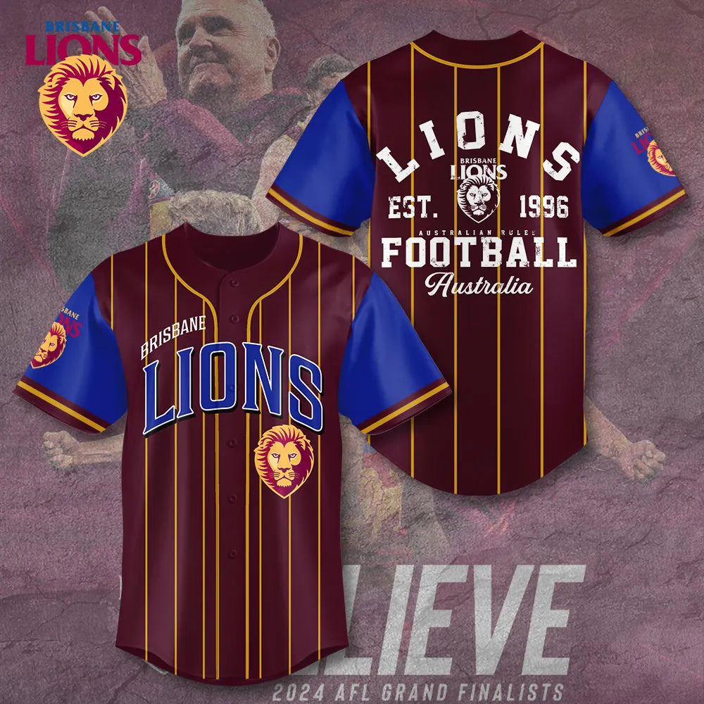 Brisbane Lions Baseball Jersey – TANTN 8395