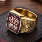 Brisbane Lions Threepeat Premiers 3D Engraved Ring – TMTHU9591