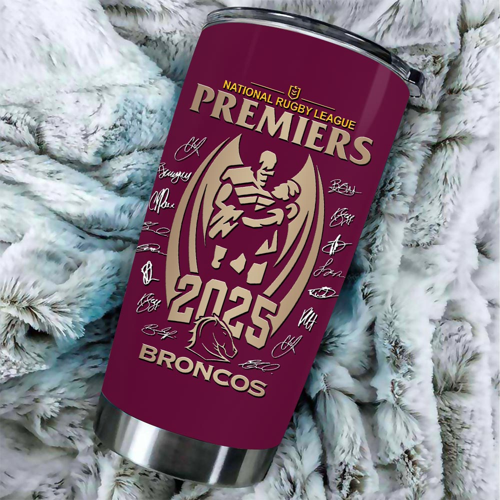 Brisbane Broncos 2025 NRL Premiers Tumbler Cup – HOATT14193