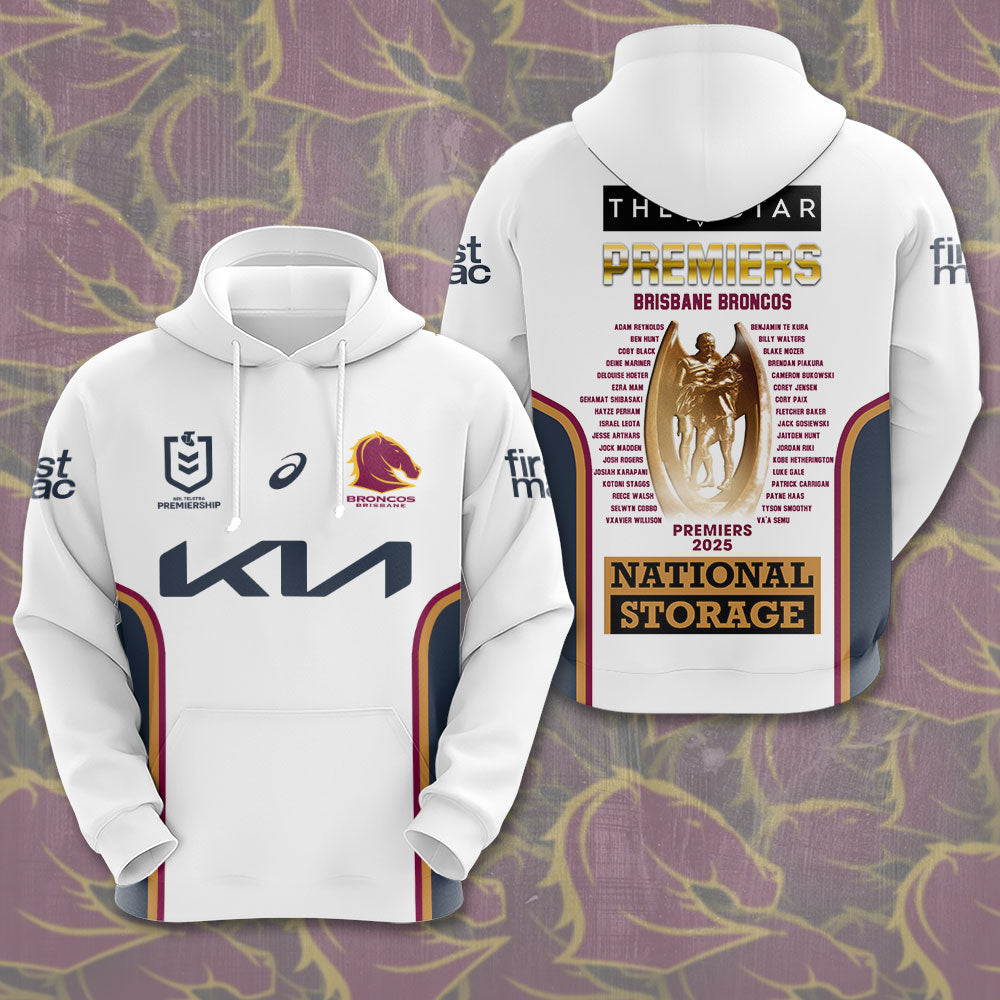 Brisbane Broncos 3D Apparel – TMTHU2074