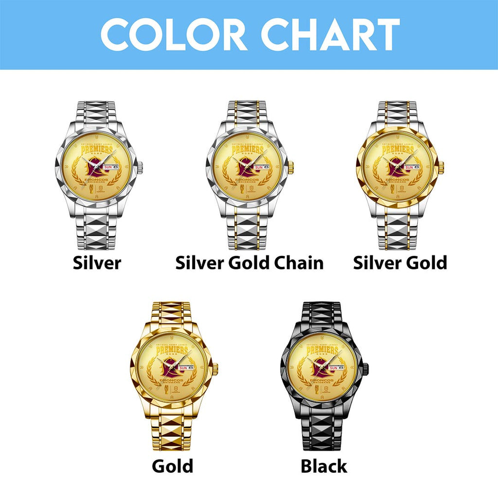 Brisbane Broncos Alloy Luxury Quartz Watch – GNE4533