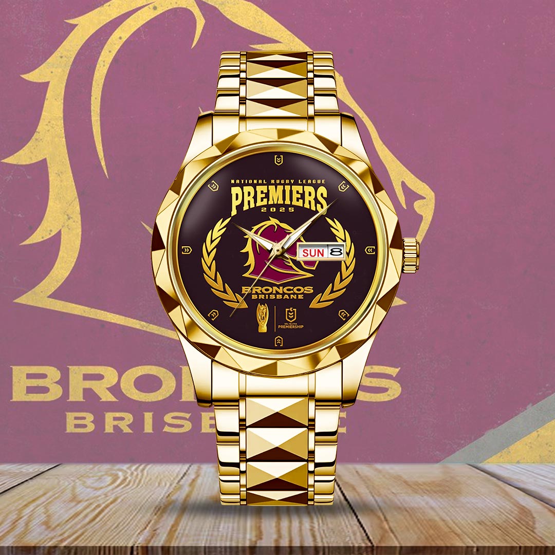 Brisbane Broncos Alloy Luxury Quartz Watch – GNE4534