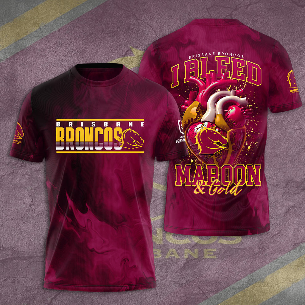 Brisbane Broncos 3D Apparel – TANTN 11303