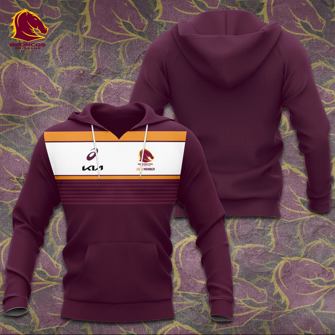 Brisbane Broncos 3D Apparel – TANTN 3128