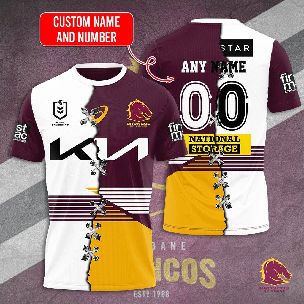 Personalized Brisbane Broncos 3D Apparel – TANTN 4853
