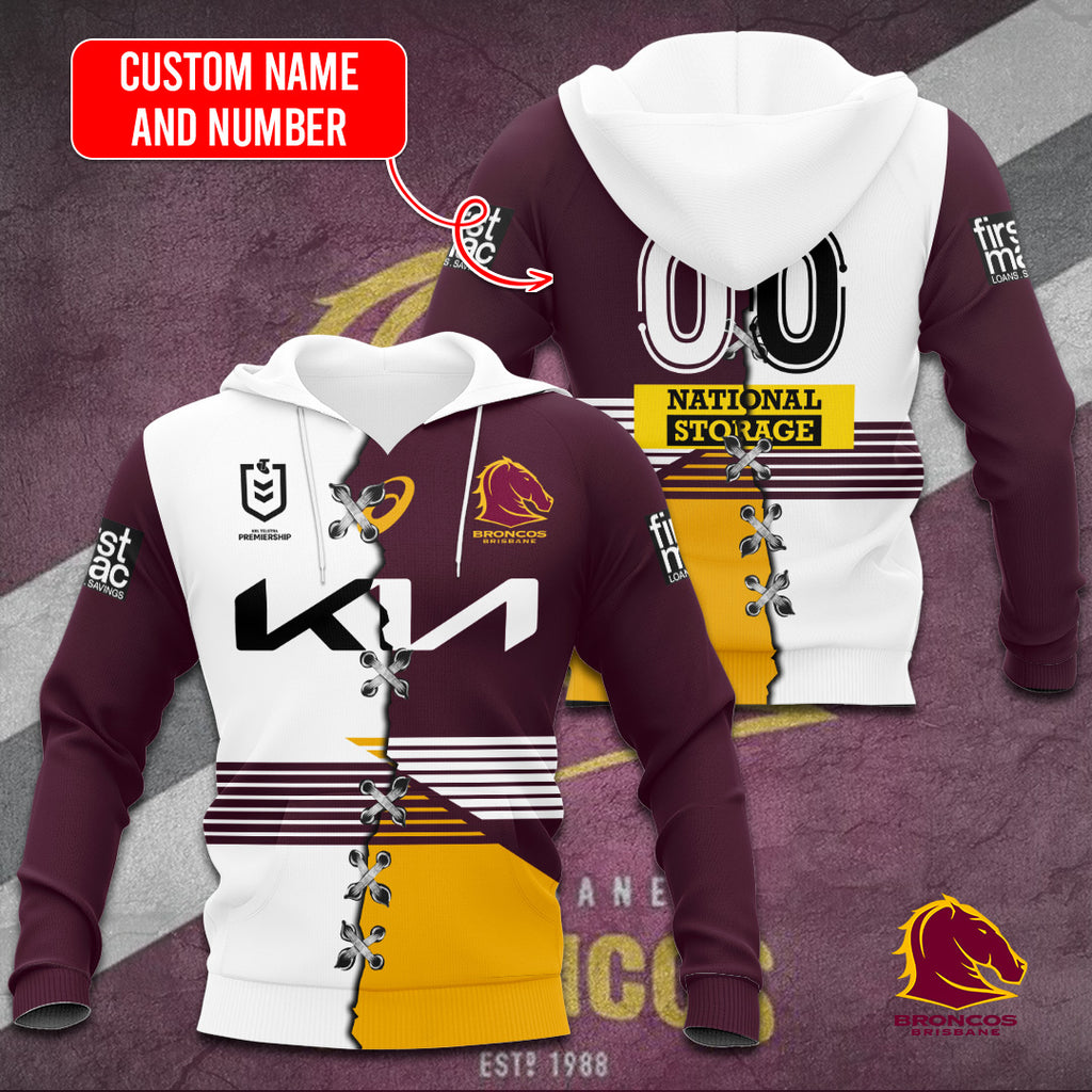 Personalized Brisbane Broncos 3D Apparel – TANTN 4853