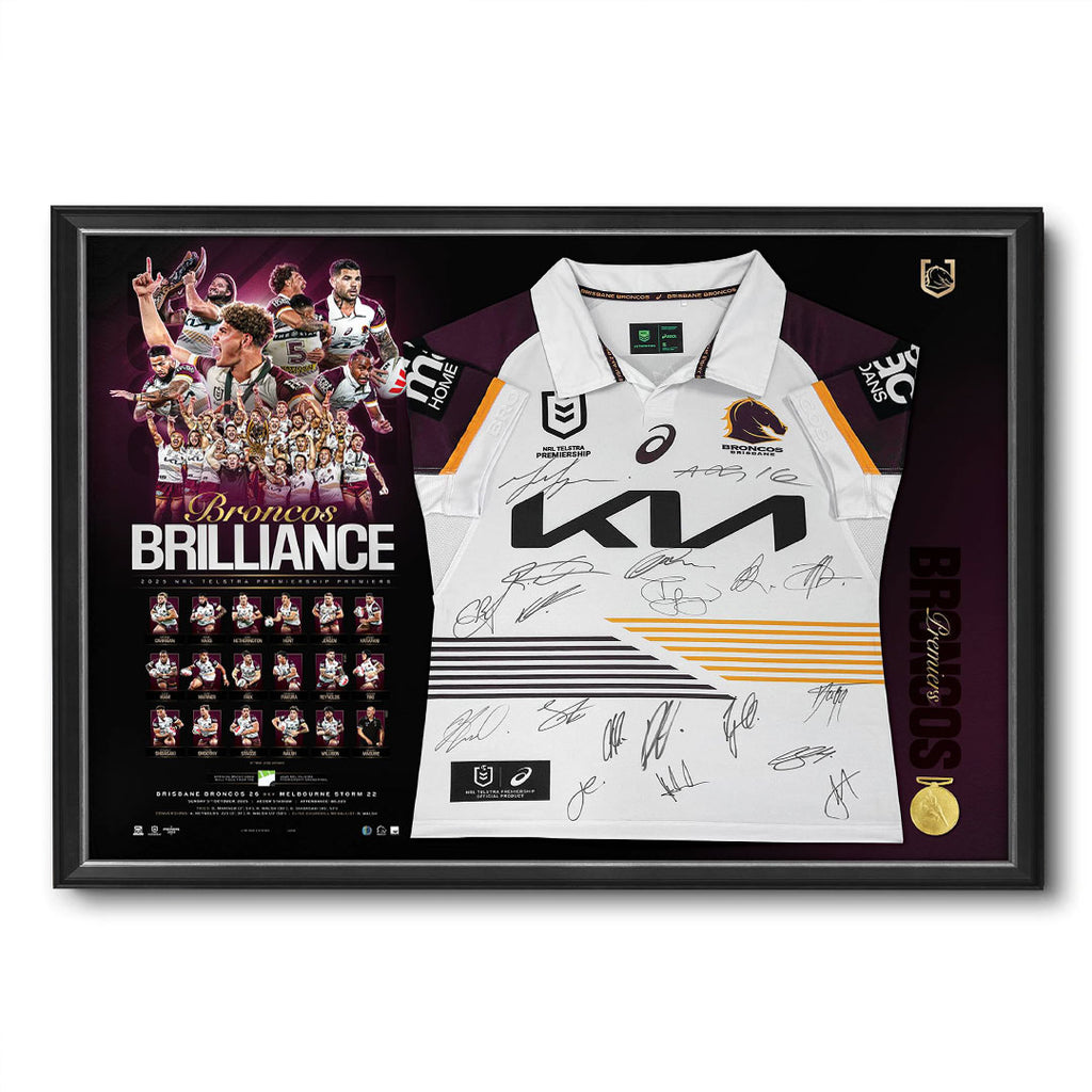 Brisbane Broncos Rectangle Canvas With Inner Frame – TMTHU2142