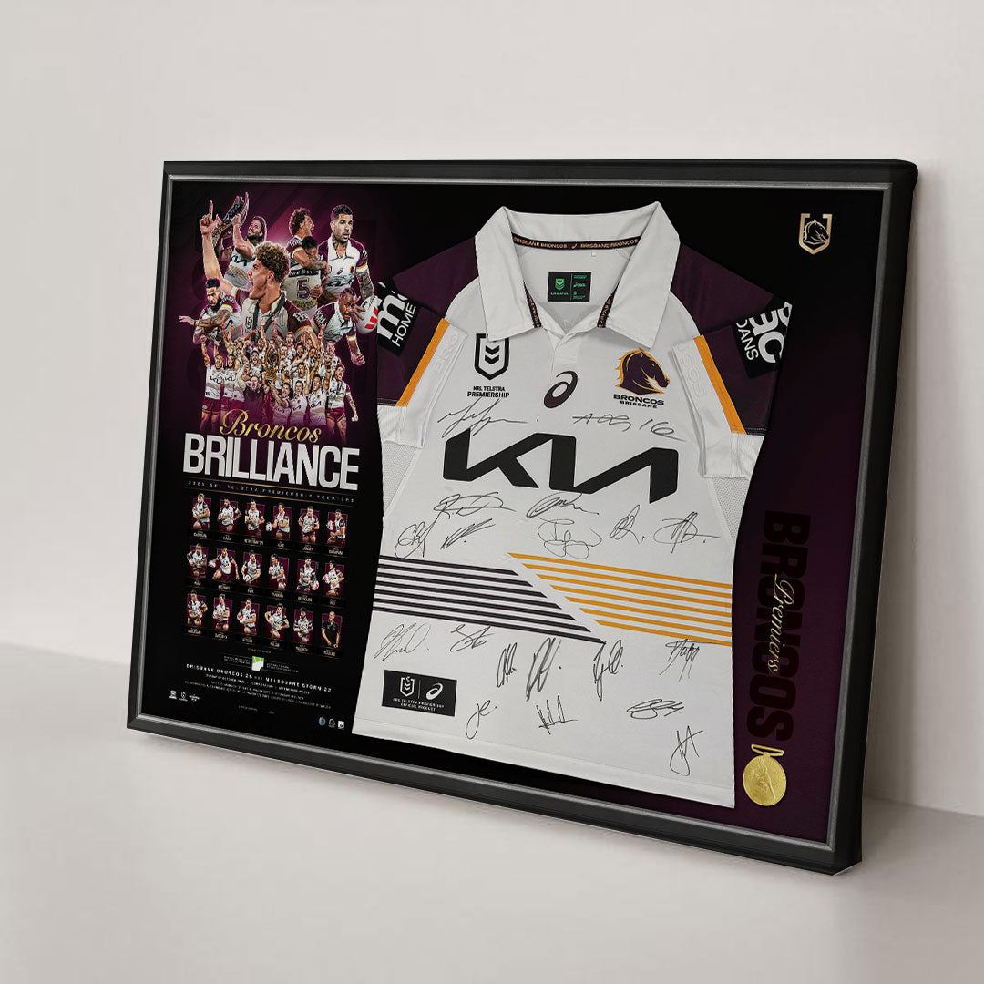 Brisbane Broncos Rectangle Canvas With Inner Frame – TMTHU2142
