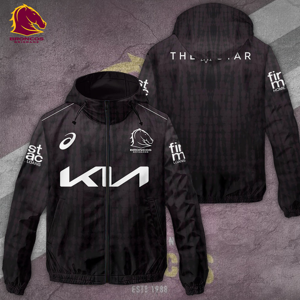 Brisbane Broncos 3D Windbreaker Jacket – TANTN 9676