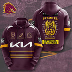 Brisbane Broncos 2025 NRL Premiers 3D Apparel – HOATT13739