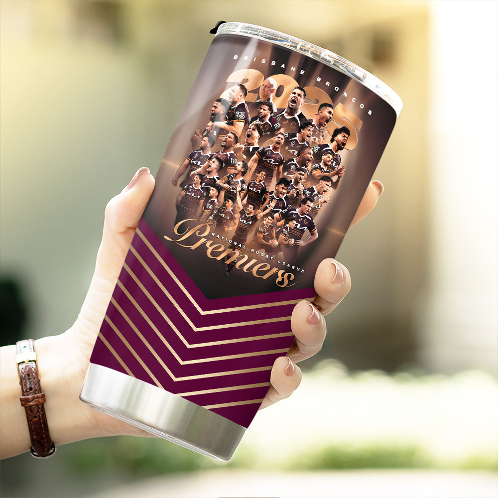 Brisbane Broncos 2025 NRL Premiers Tumbler Cup – TMTHU2005