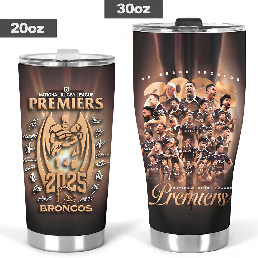 Brisbane Broncos 2025 NRL Premiers Tumbler Cup – HOATT13700