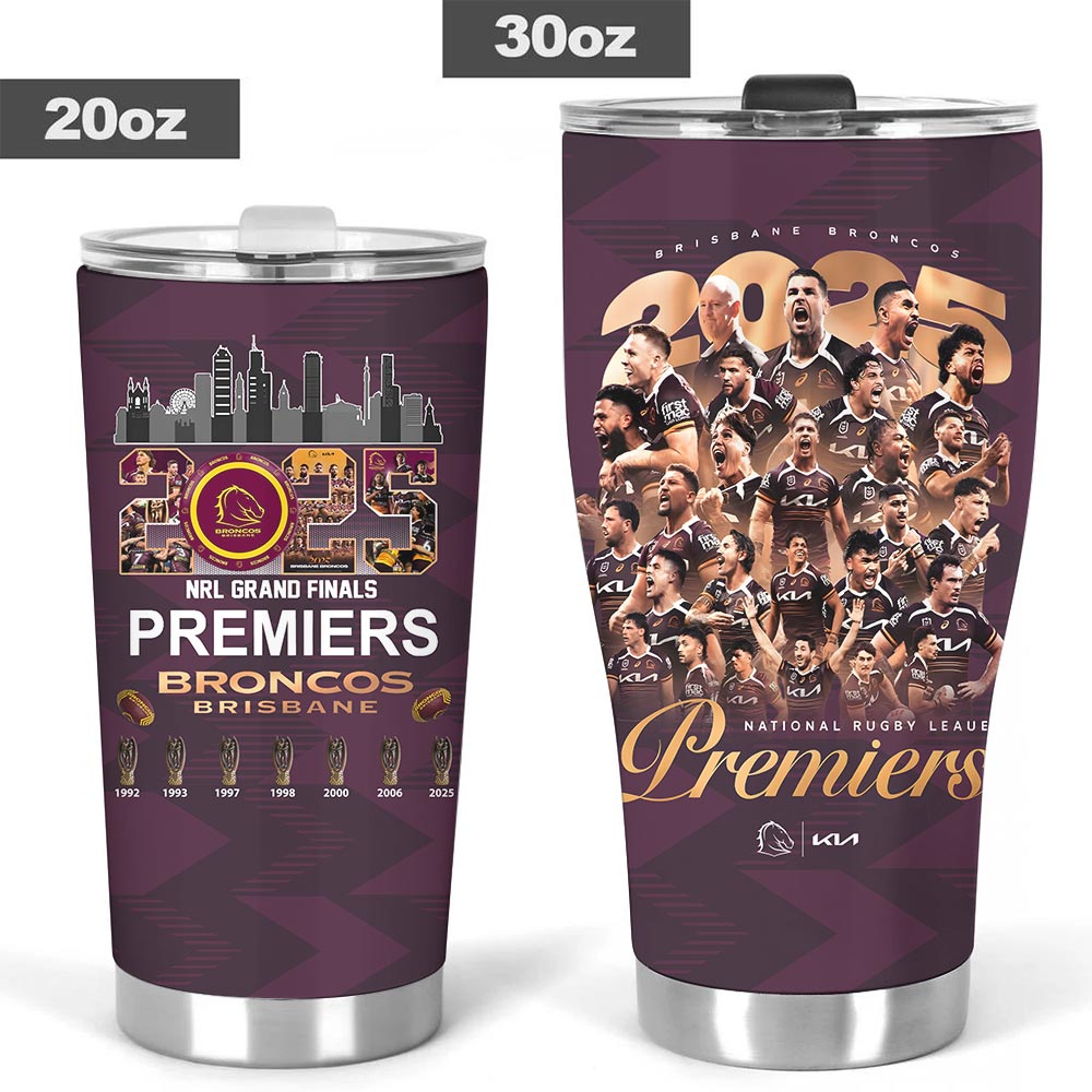 Brisbane Broncos 2025 NRL Premiers Tumbler Cup – HOATT14534
