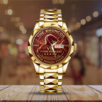Brisbane Broncos 2025 NRL Premiers Alloy Luxury Quartz Watch – HOATT13944