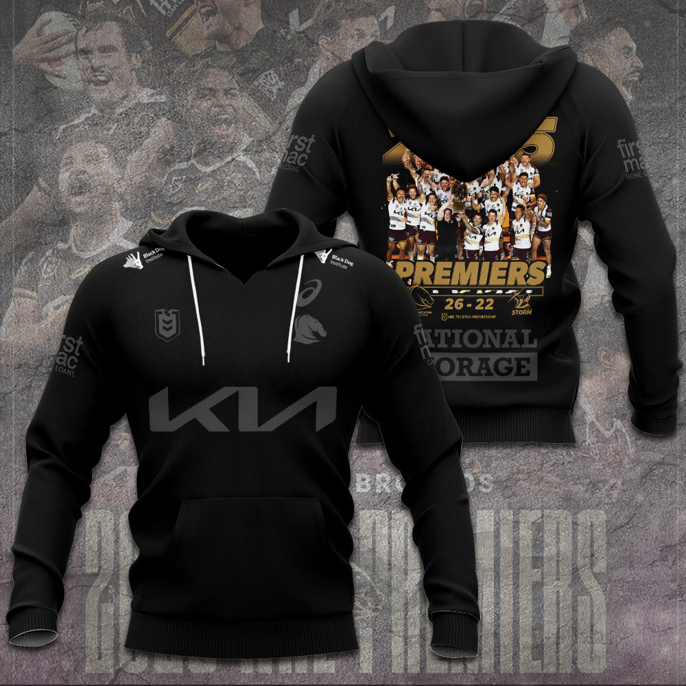 Brisbane Broncos 2025 Premiership 3D Apparel – TANTN17311