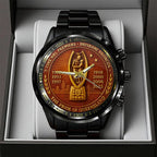 Brisbane Broncos 37th Anniversary 2025 Black Stainless Steel Watch – TANTN17810