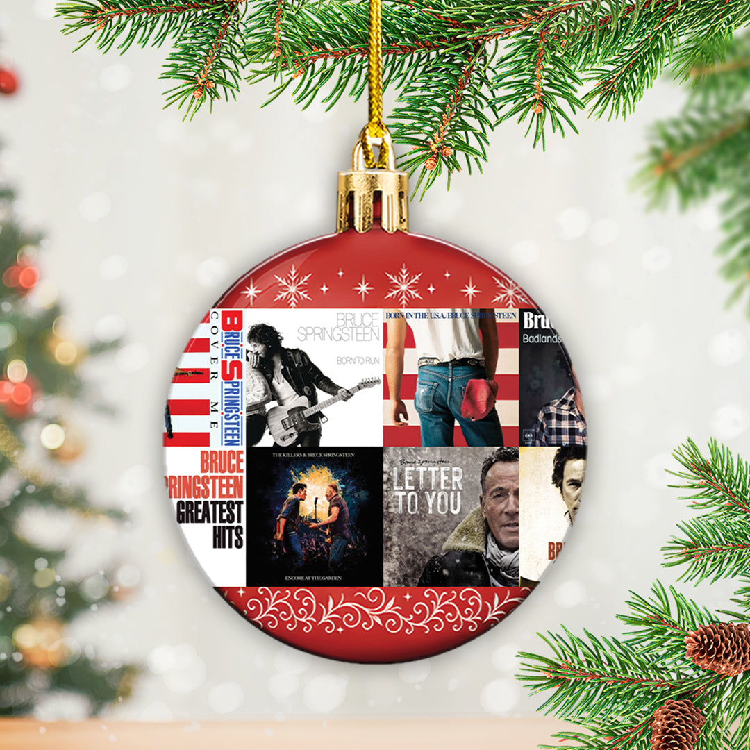 Bruce Springsteen Custom Shape 2-sided Acrylic Ornament – TANTN19047
