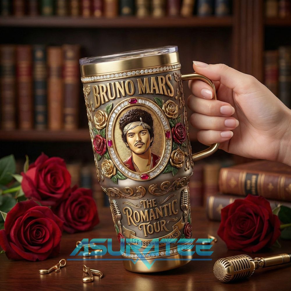 Bruno Mars The Romantic Tour 2026 Special YETI Tumbler
