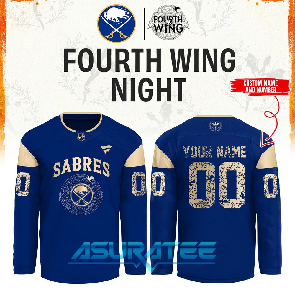 Buffalo Sabres x Fourth Wing Night 2026 Hockey Jersey